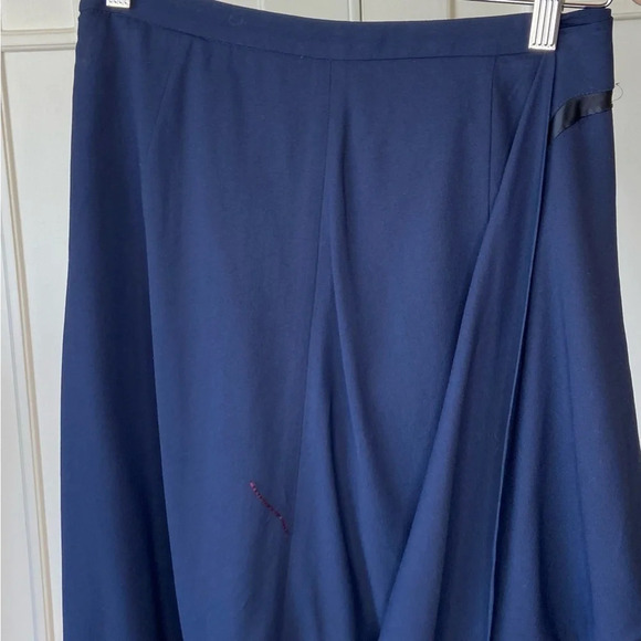 Maison Margiela x H&M Skirt Asymmetric Navy Midi sold out unique classy designer - Picture 6 of 12